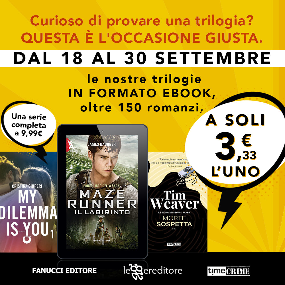Promo ebook disponibile dal 18 al 30 settembre